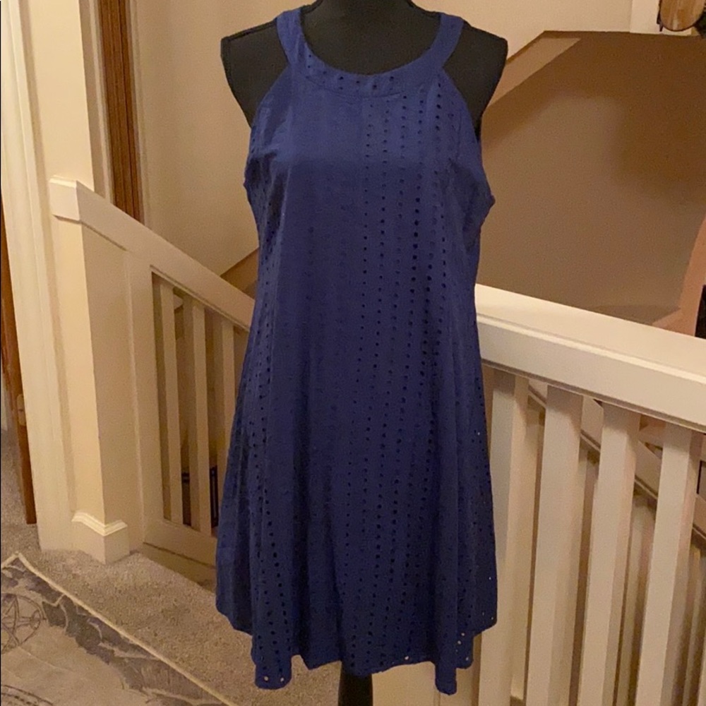 L sun dress. Dark Blue